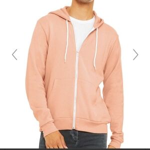 Bella + canvas zip up hoodie